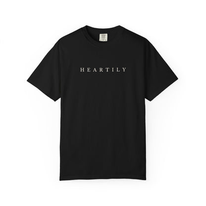 Plain Heartily Scripture T-Shirt