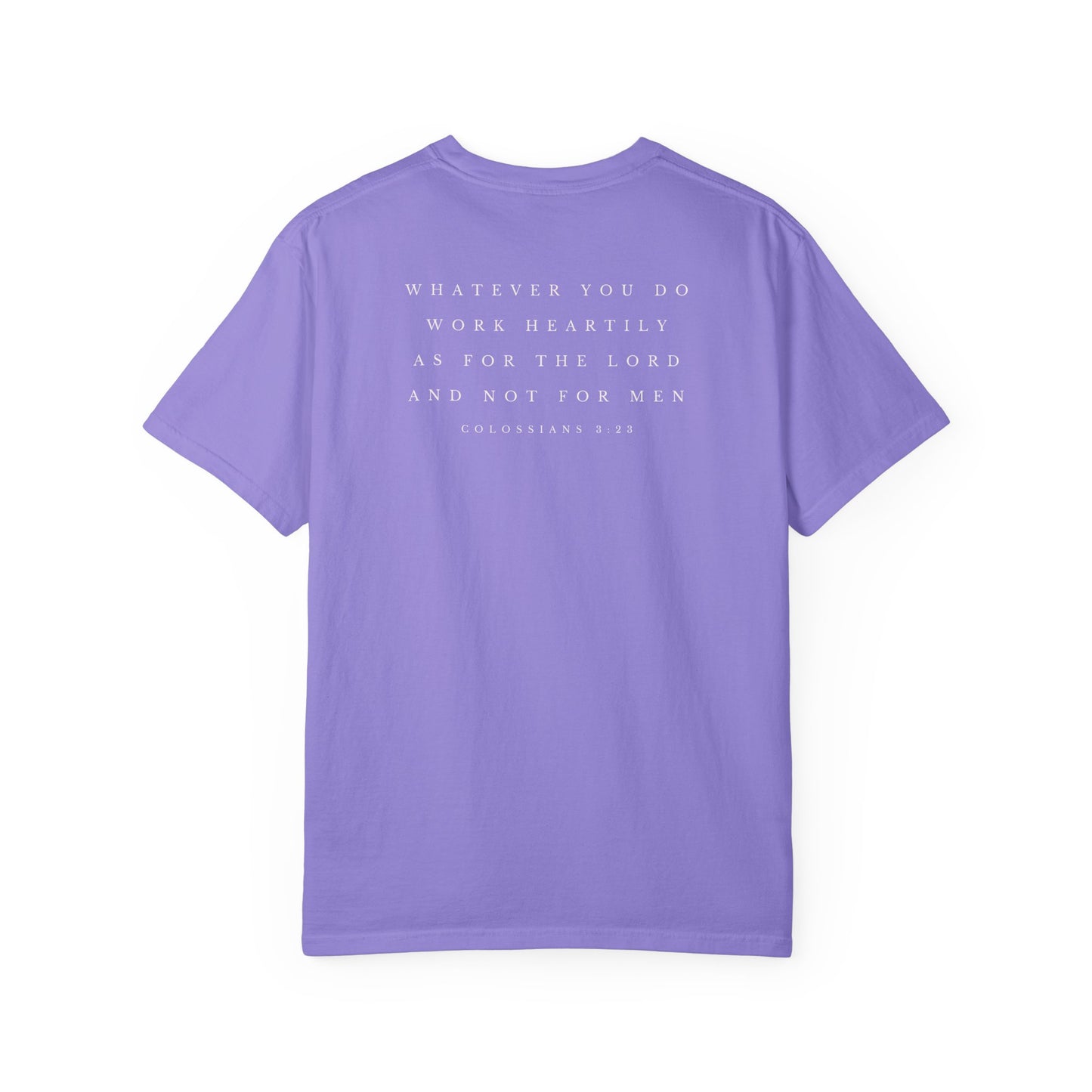 Plain Heartily Scripture T-Shirt