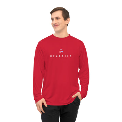 Gradient Logo & Heartily Performance Long Sleeve Shirt