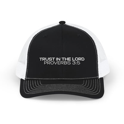 Trust in the Lord Embroidered Trucker Cap