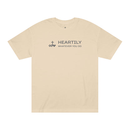 Heartily/Logo/Slogan Unisex Classic Tee
