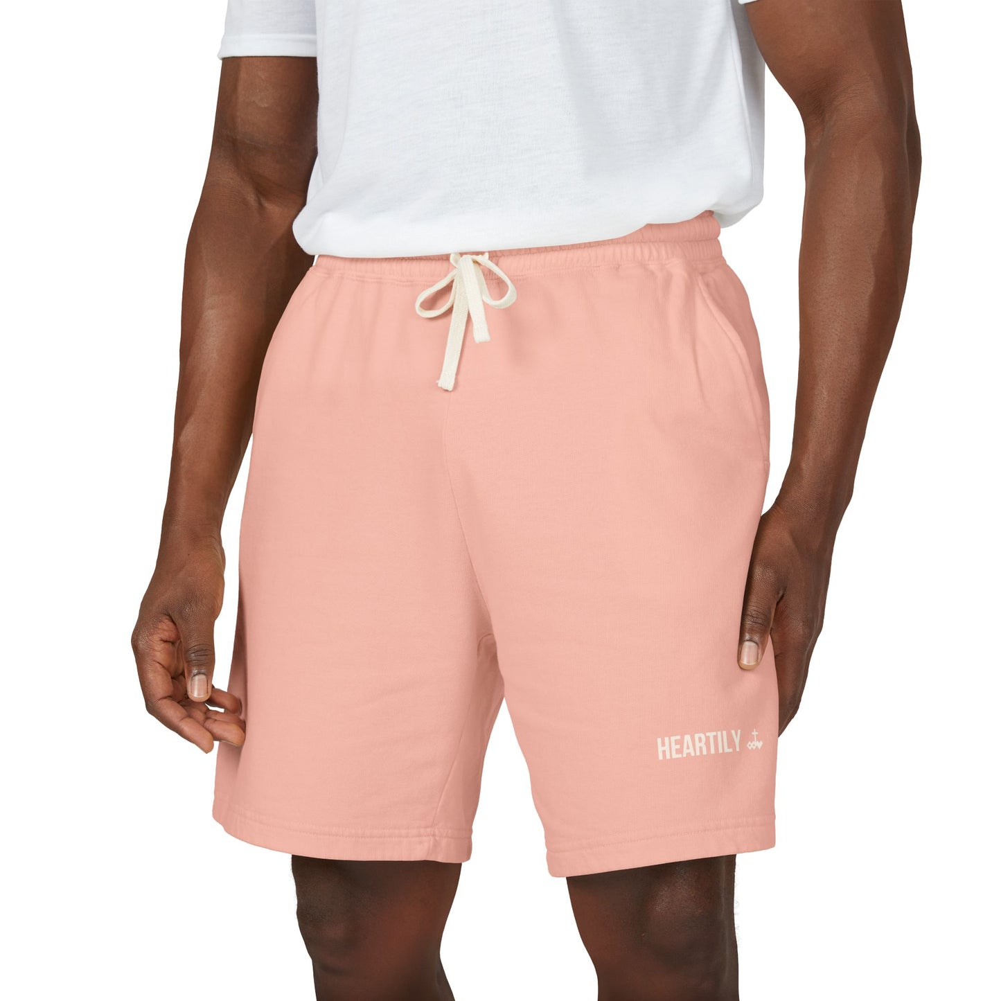 Lightweight Garment-Dyed Fleece Sweat Shorts