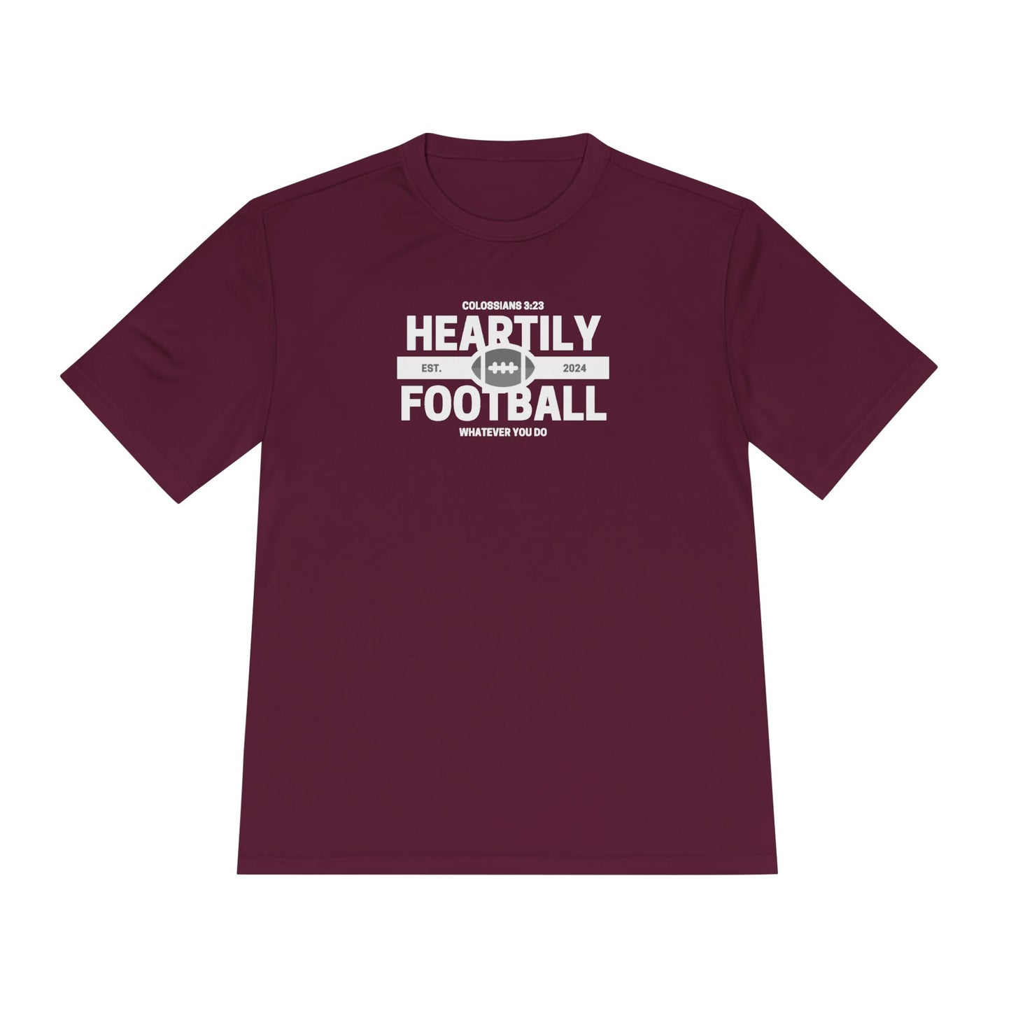 Heartily Football Moisture-Wicking Tee