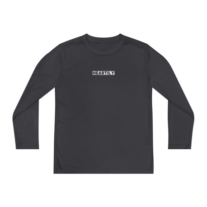 Block Font Youth Long Sleeve Tee