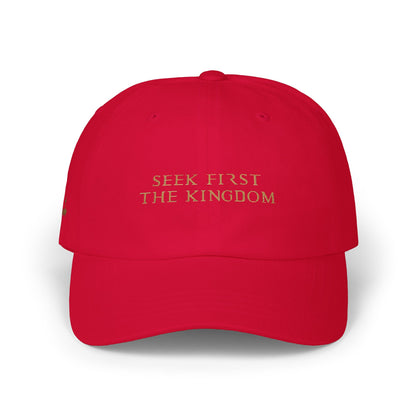 Seek First The Kingdom Dad Cap