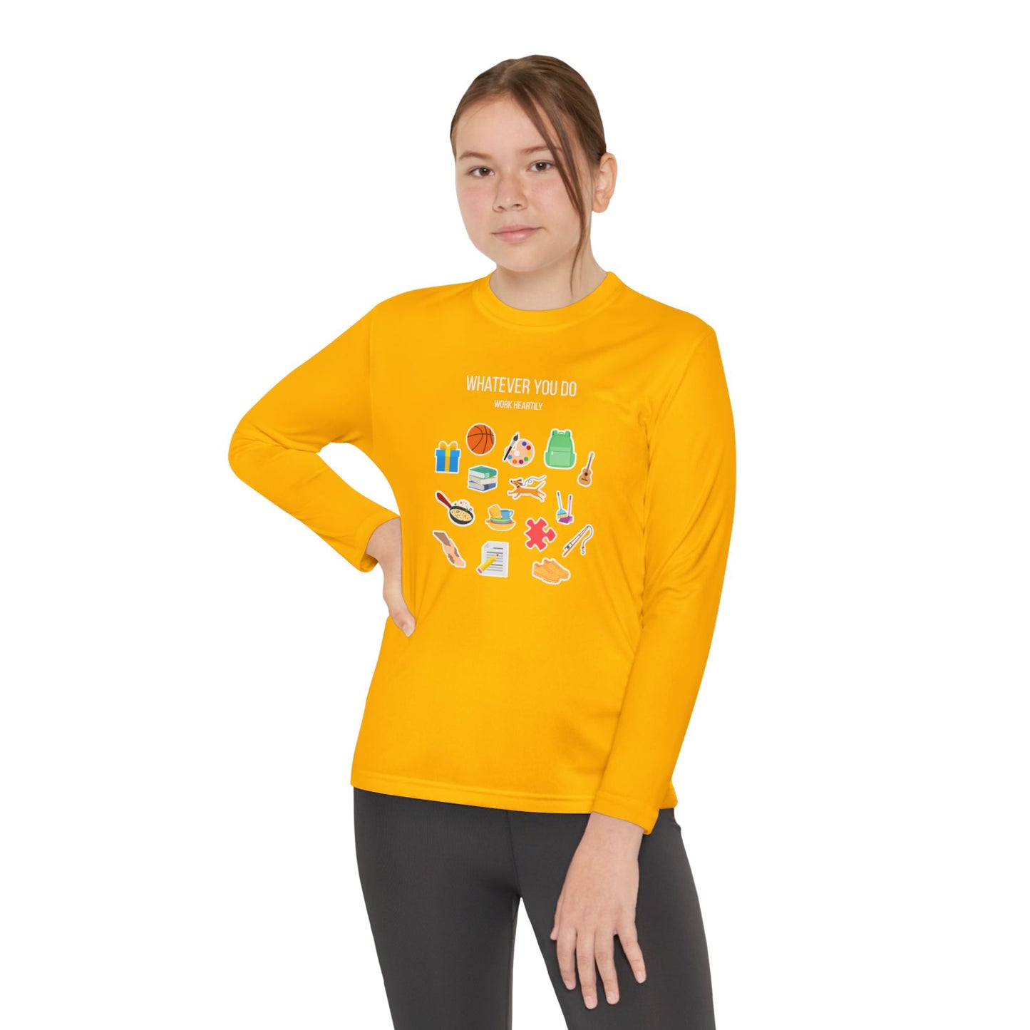 'Whatever You Do' Youth Long Sleeve Tee