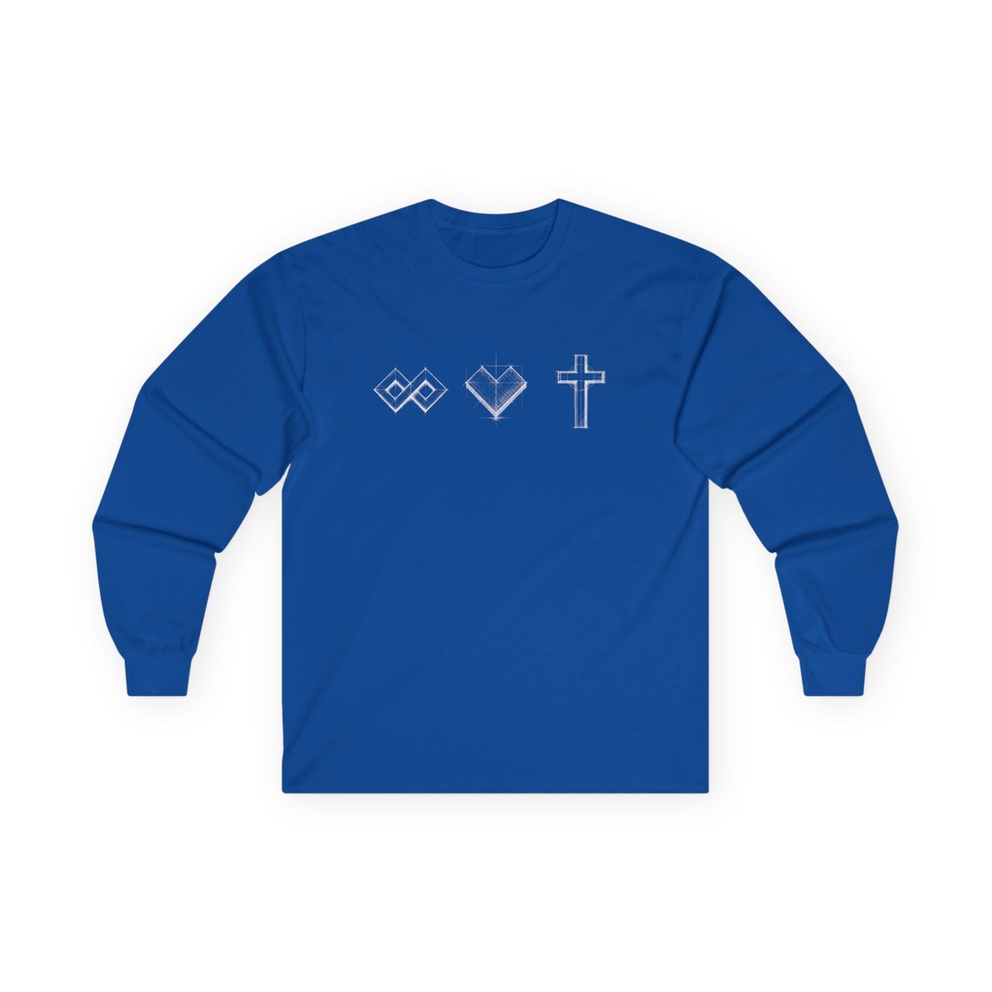 Heartily Icon Sketch Long Sleeve Tee