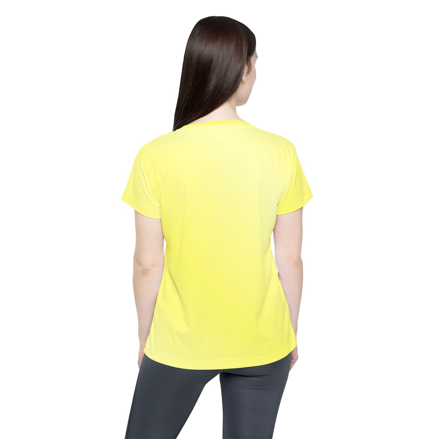 Yellow Women's Athletic Jersey Tee