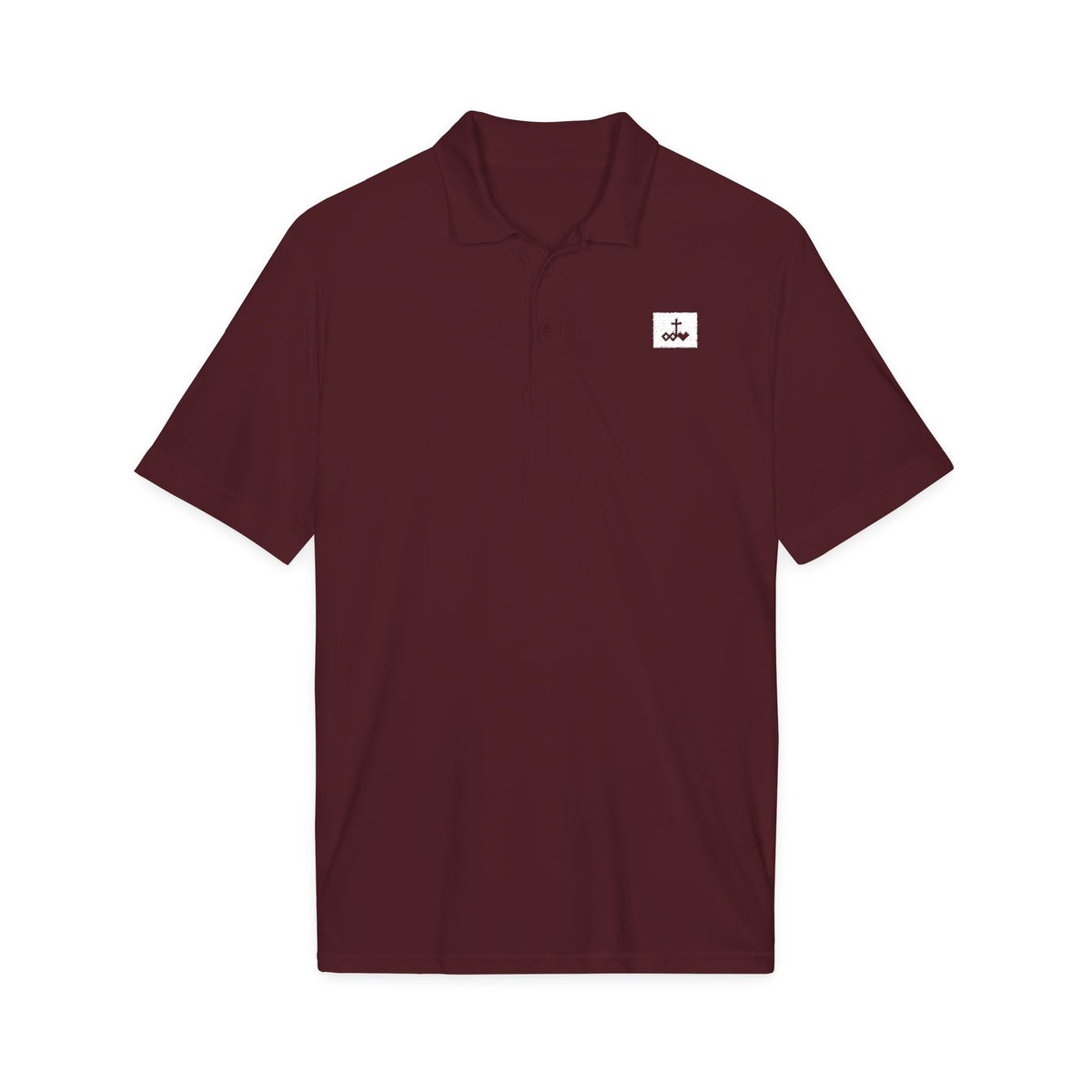 Men's Performance Polo with Small Left-Chest Logo