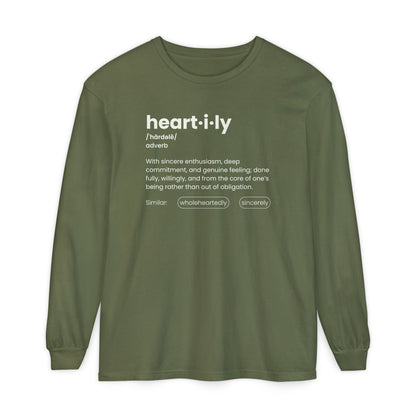Heartily Definition Long Sleeve Tee