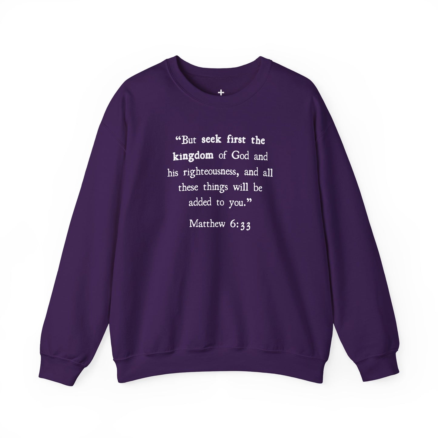 Unisex Matthew 6:33 Crewneck Sweatshirt