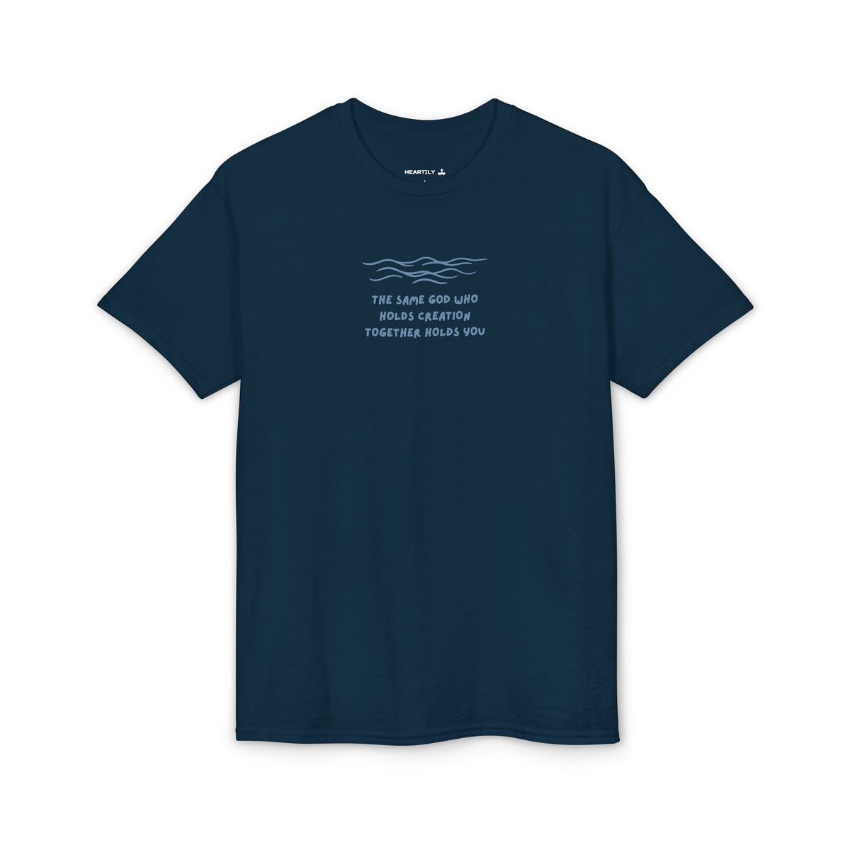 Waves & Quote Minimal T-Shirt