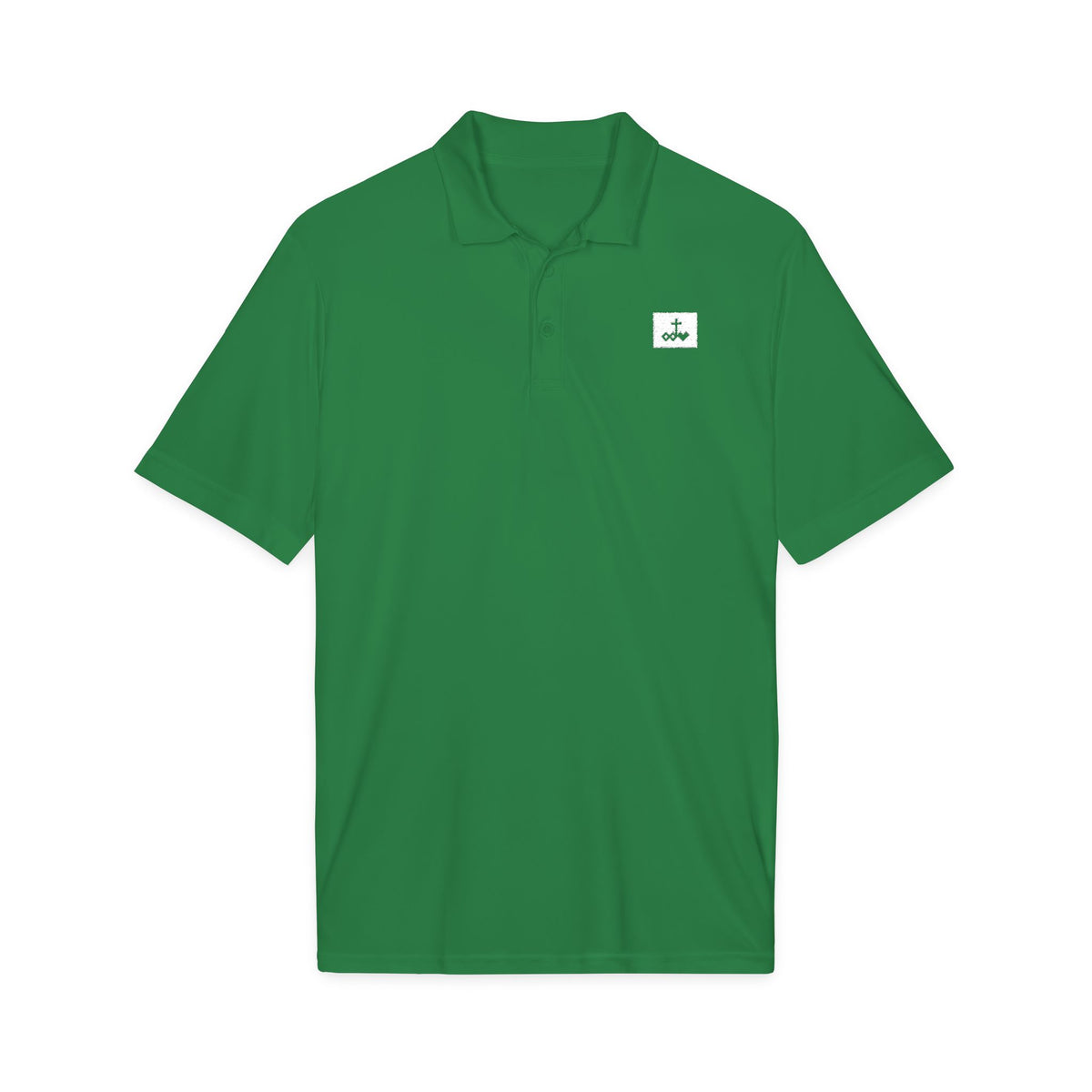 Men's Performance Polo with Small Left-Chest Logo
