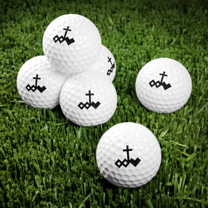 Logo Golf Balls, 6pcs