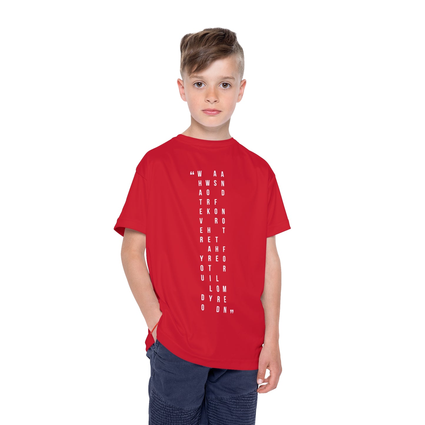 Vertical Verse Kids Sports Jersey