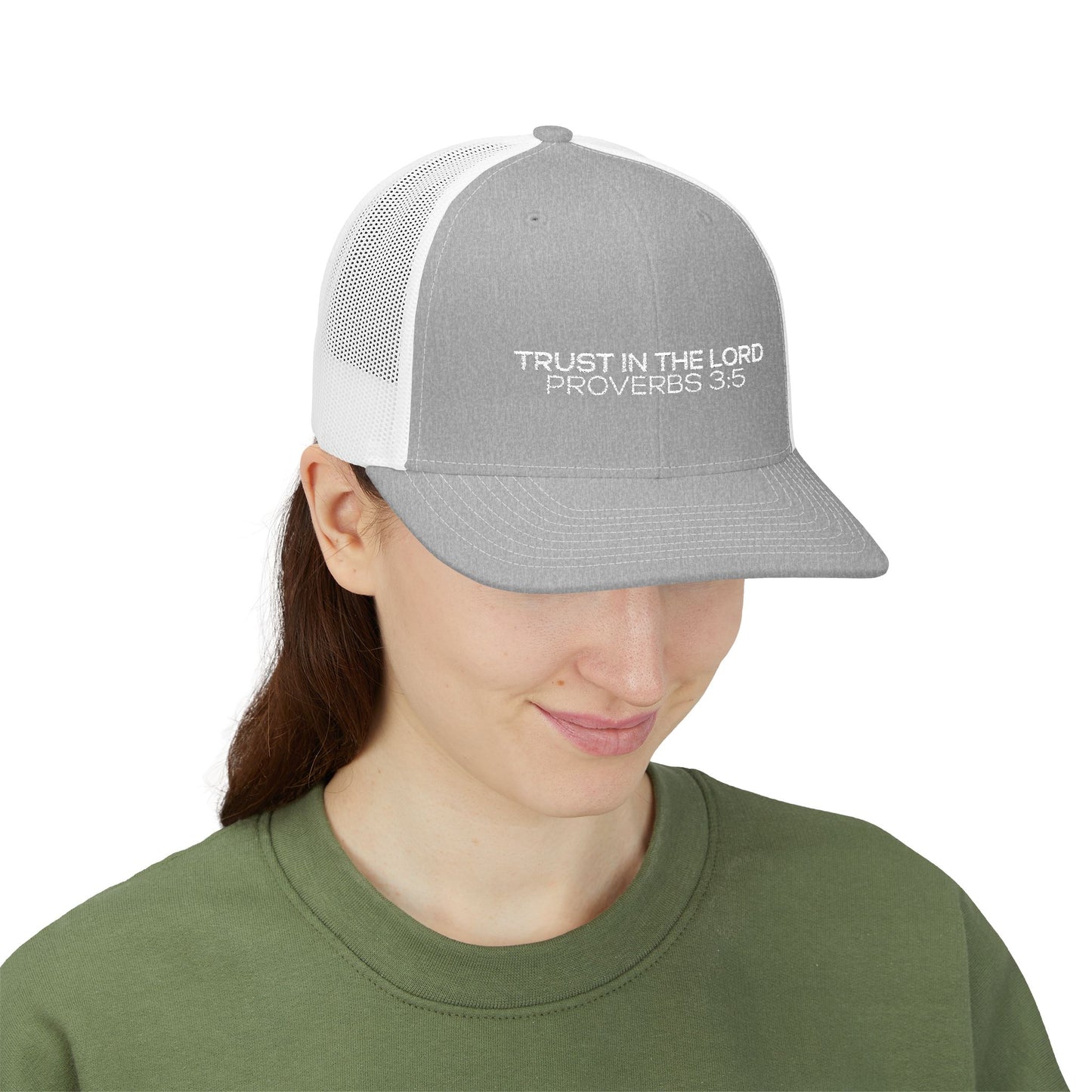 Trust in the Lord Embroidered Trucker Cap