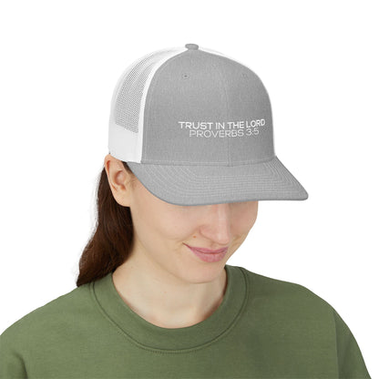 Trust in the Lord Embroidered Trucker Cap