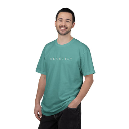 Plain Heartily Scripture T-Shirt