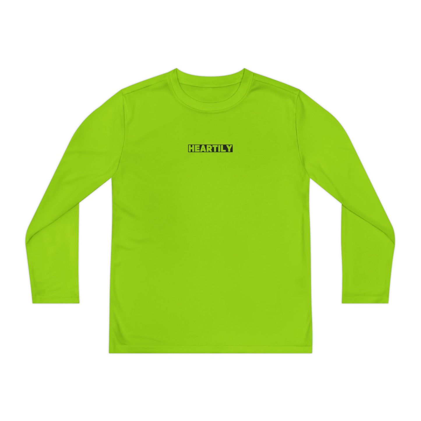 Block Font Youth Long Sleeve Tee
