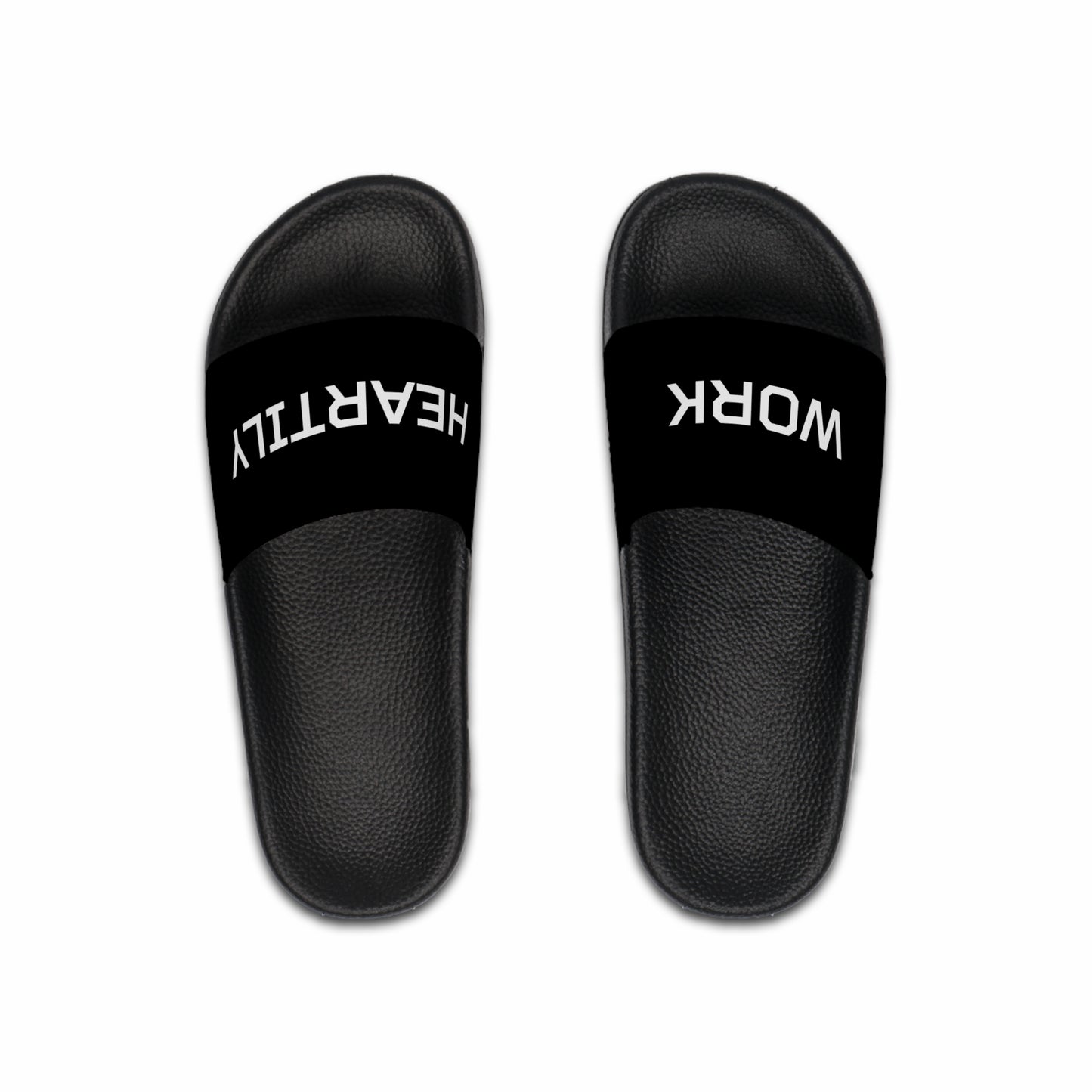 "Work Heartily" Men's Casual Slide Sandals