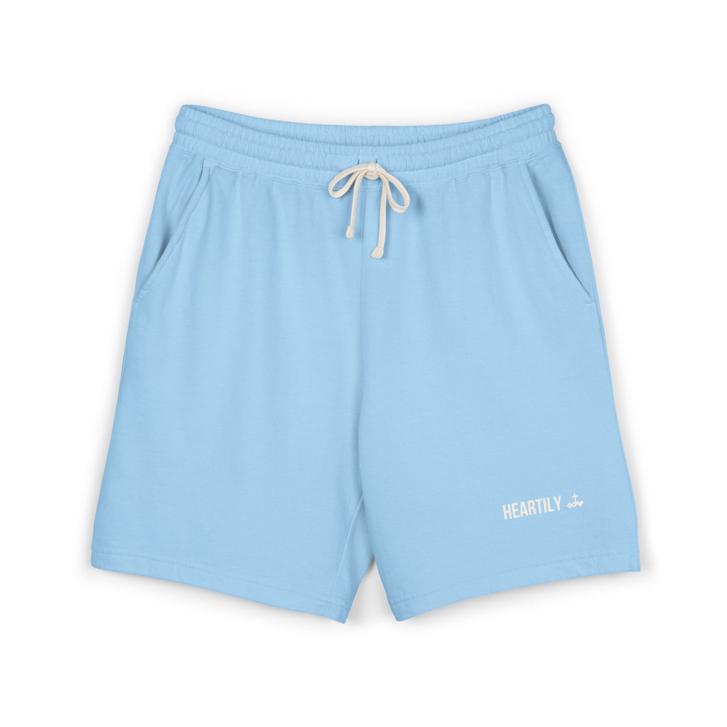 Lightweight Garment-Dyed Fleece Sweat Shorts