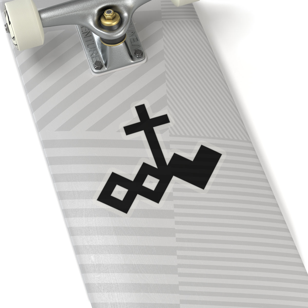 Black Kiss-Cut Logo Sticker