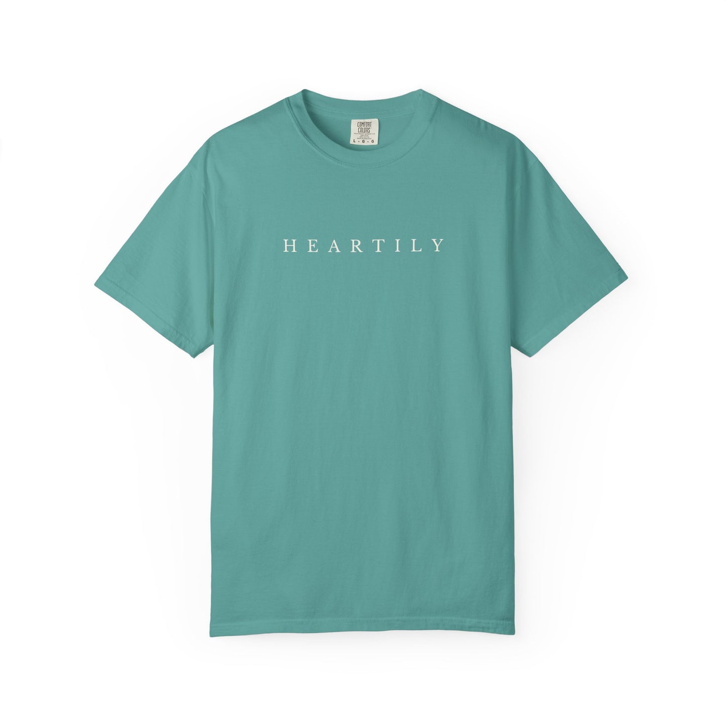 Plain Heartily Scripture T-Shirt