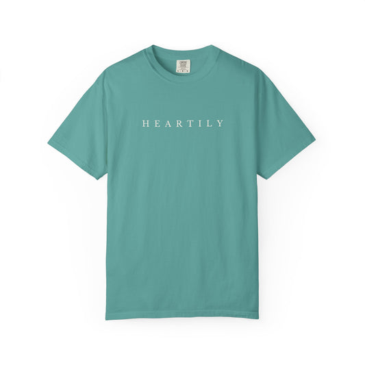 Plain Heartily Scripture T-Shirt