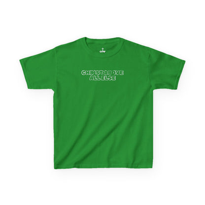 "Christ Above All Else" Kids Minimalist Graphic Tee
