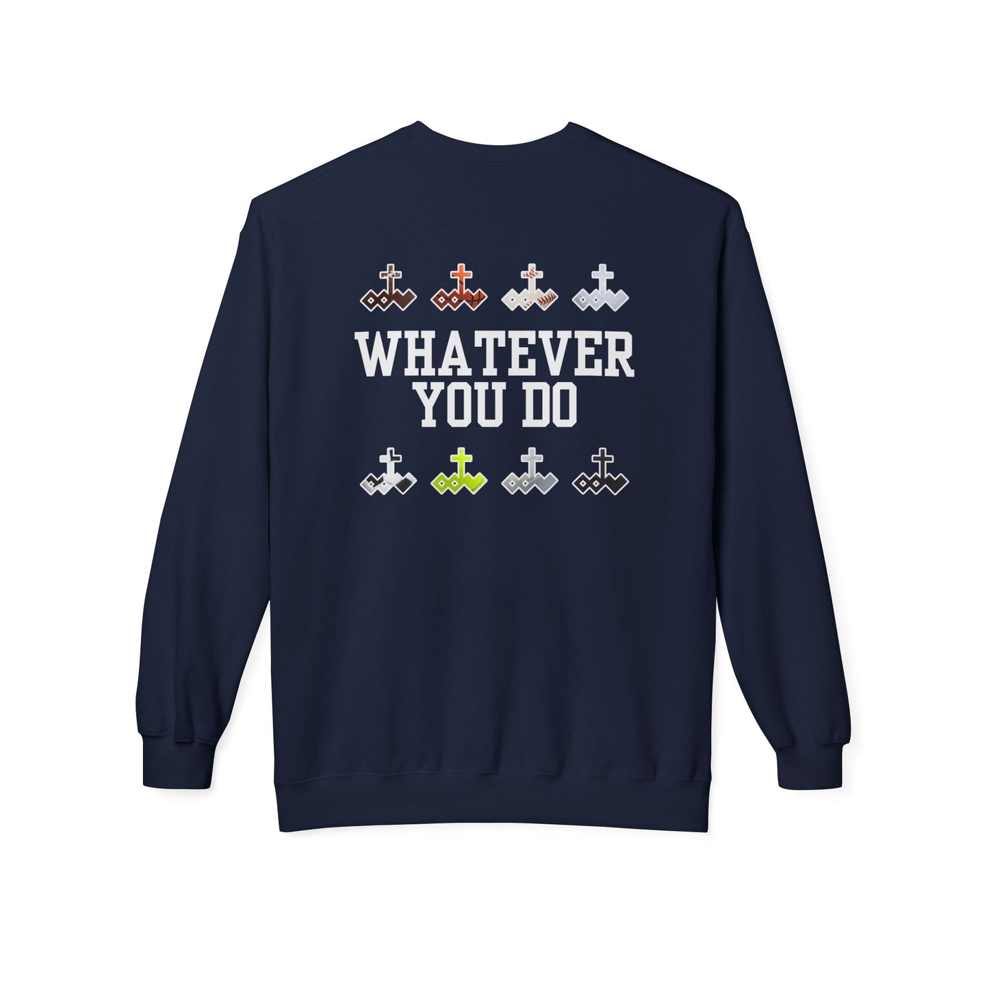 Sports Logo Crewneck Sweatshirt