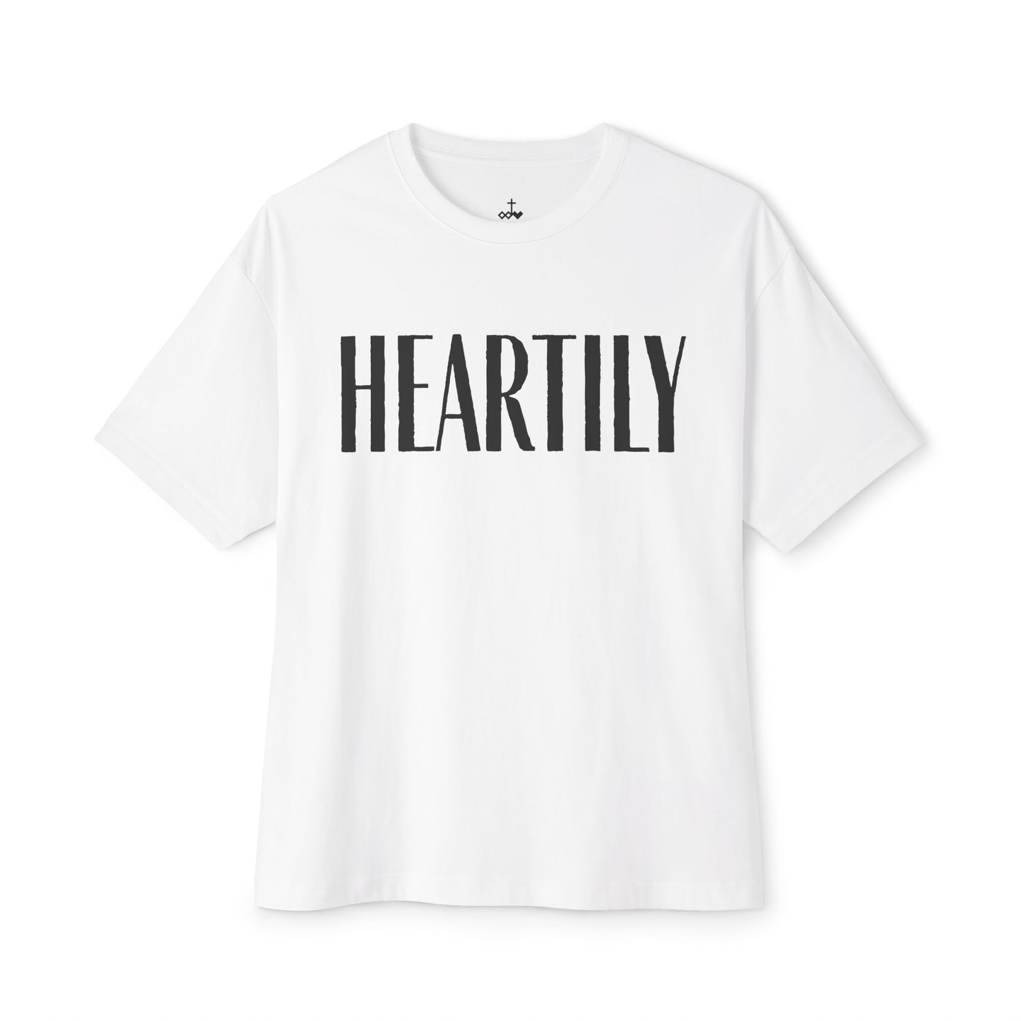Vintage Heartily Oversized Unisex Tee