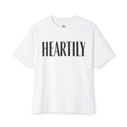 Vintage Heartily Oversized Unisex Tee