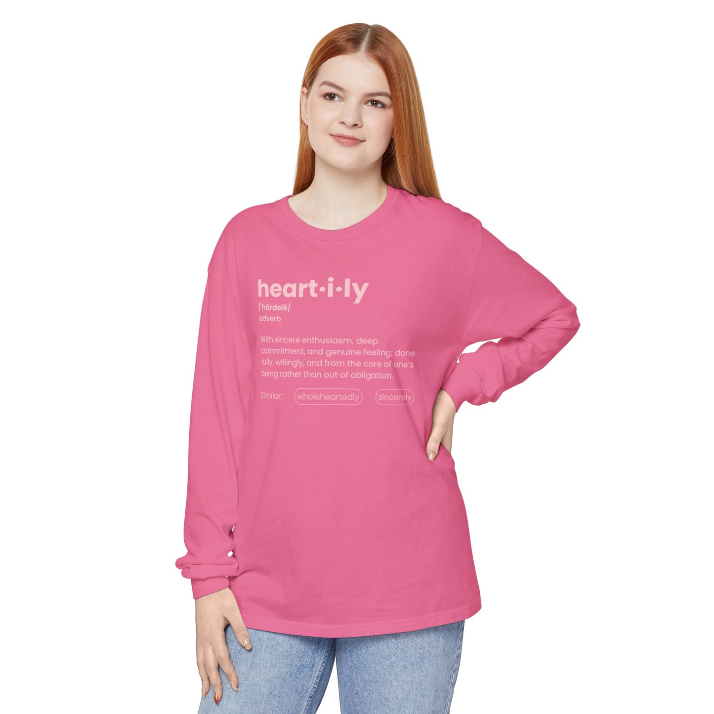 Heartily Definition Long Sleeve Tee