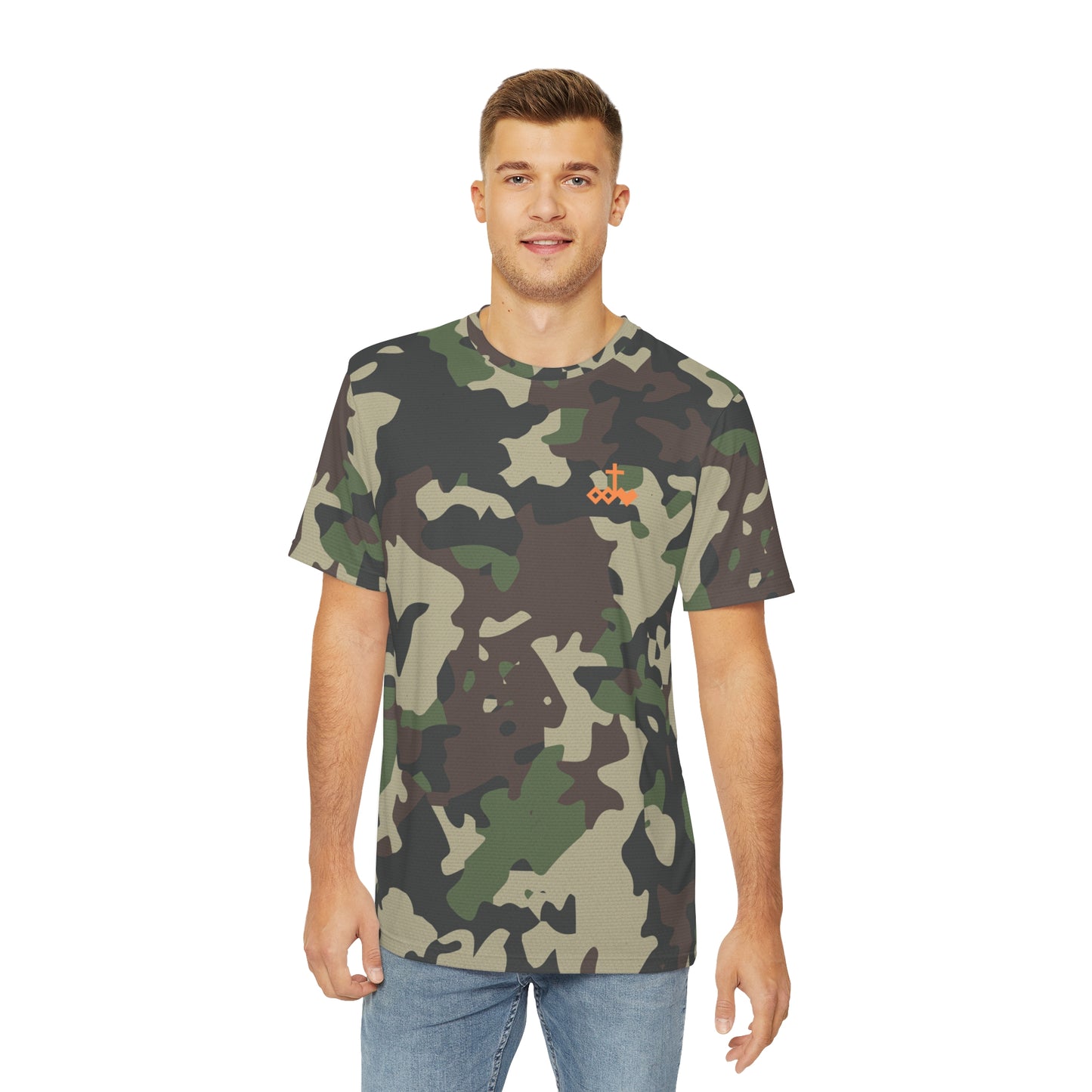 Men's Camouflage Polyester Tee