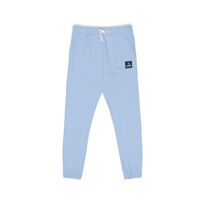 Block Bordered Logo Garment-Dyed Fleece Joggers