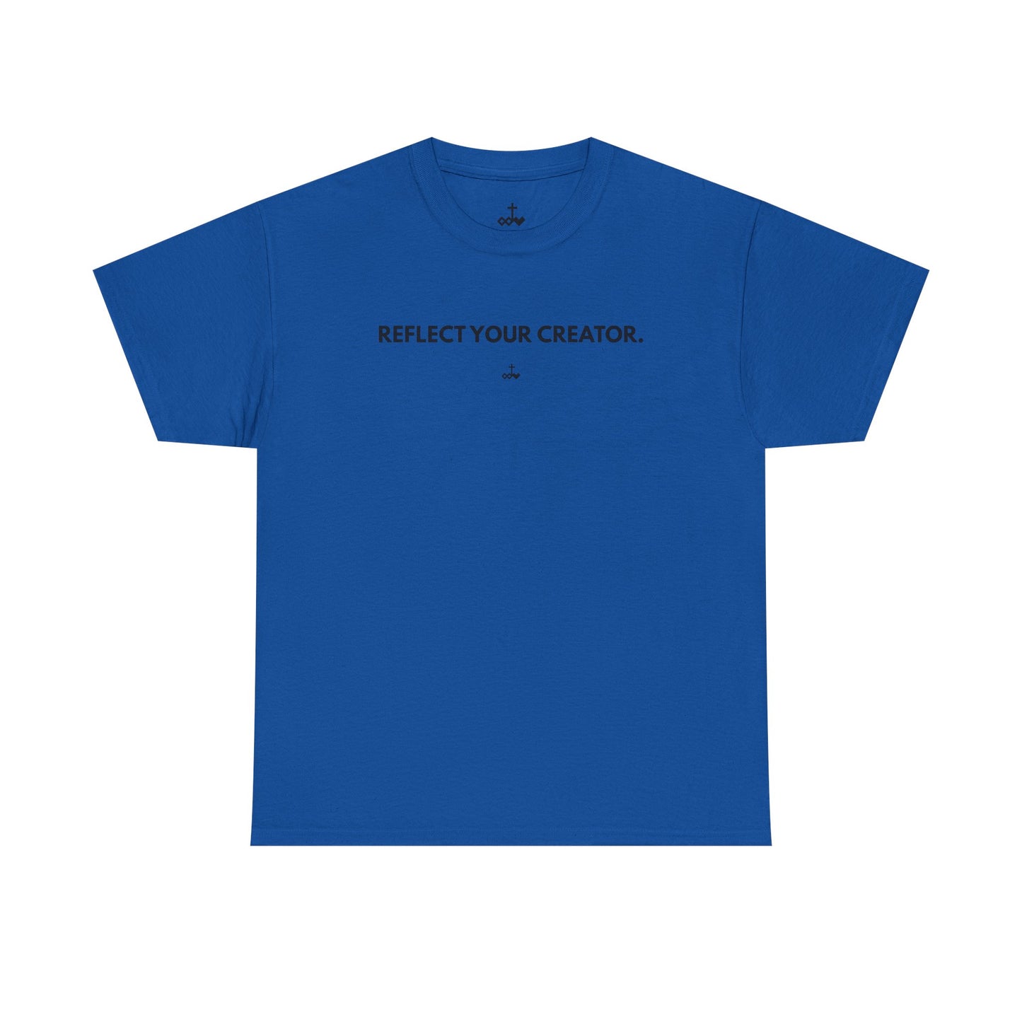 "Reflect Your Creator" Unisex Heavy Cotton Tee, Inspirational Graphic Shirt