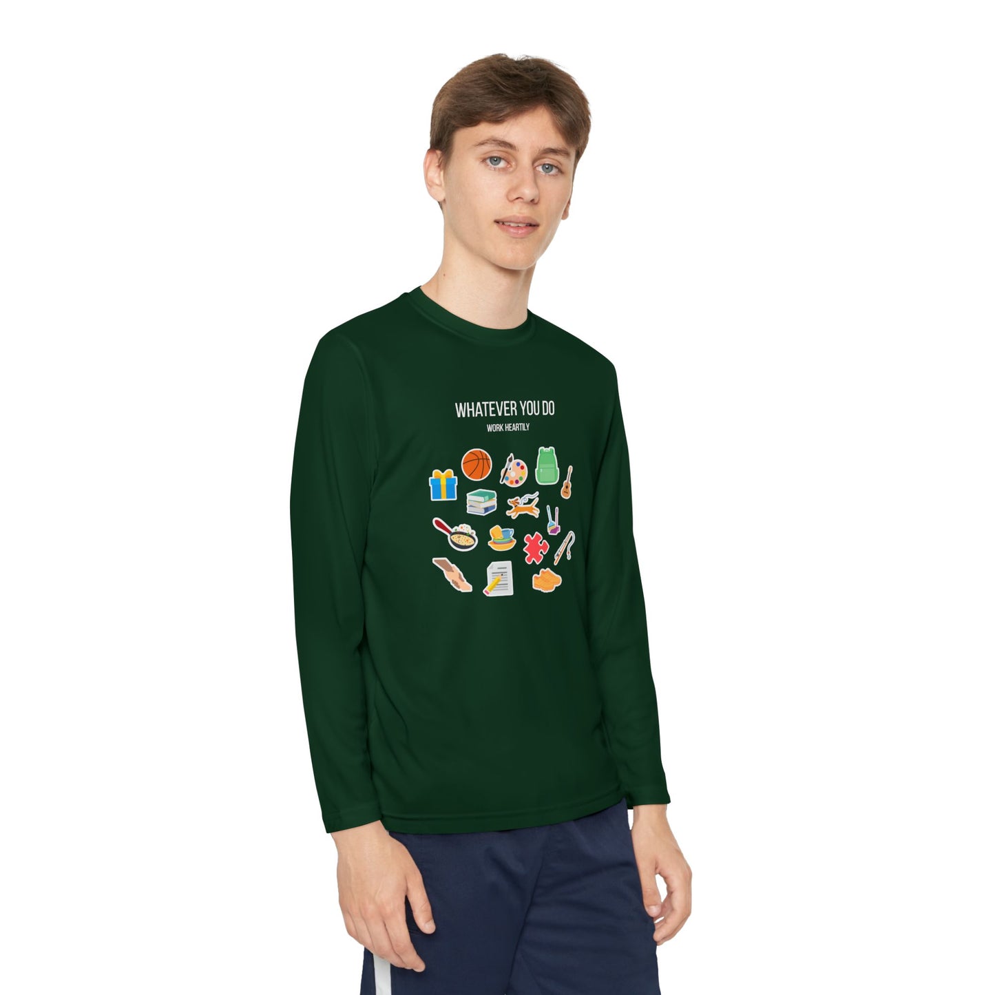 'Whatever You Do' Youth Long Sleeve Tee