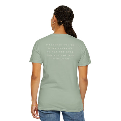 Plain Heartily Scripture T-Shirt