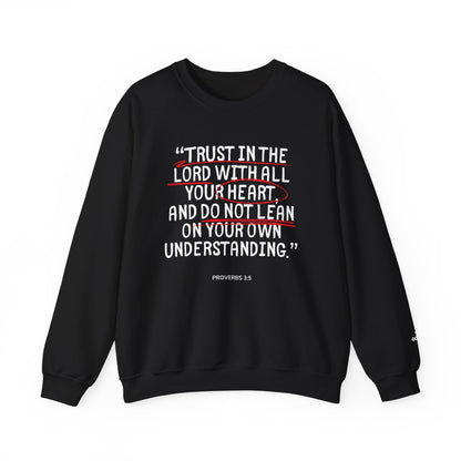 'Trust in the Lord' Proverbs 3:5 Crewneck Sweatshirt