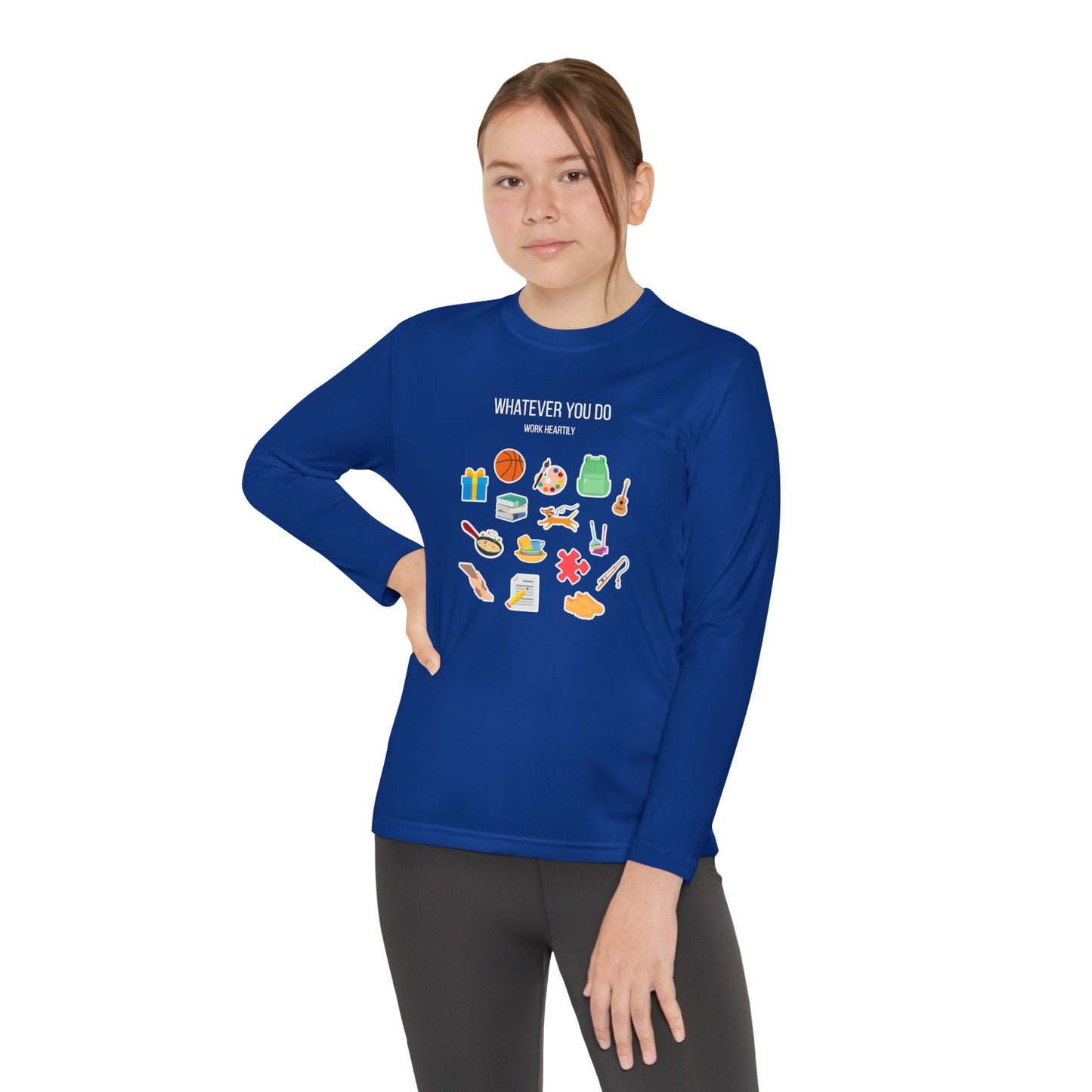 'Whatever You Do' Youth Long Sleeve Tee
