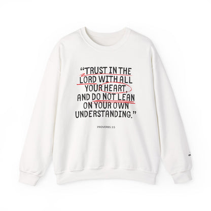 'Trust in the Lord' Proverbs 3:5 Crewneck Sweatshirt