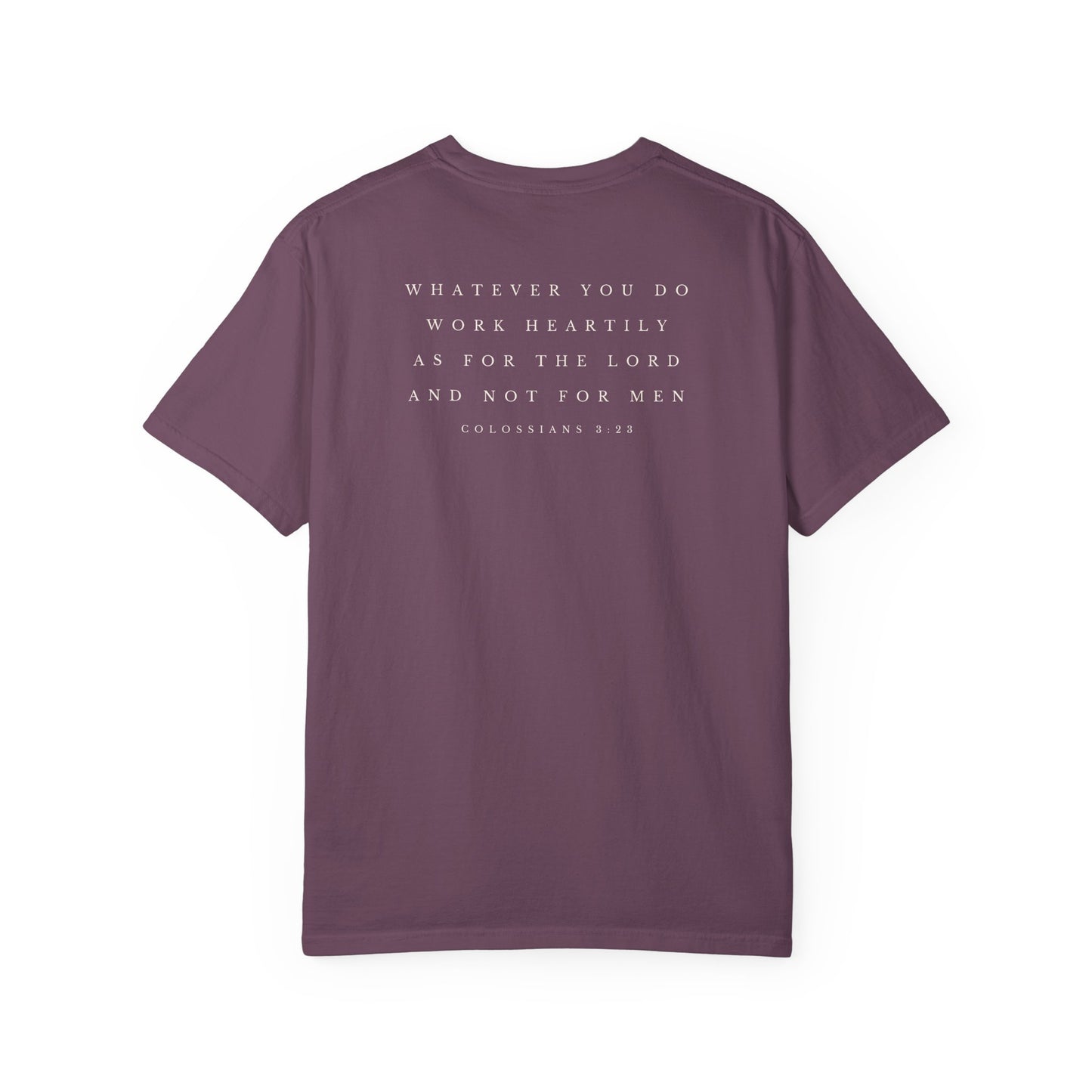 Plain Heartily Scripture T-Shirt