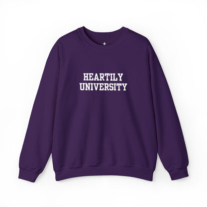 Heartily University Unisex Crewneck Sweatshirt