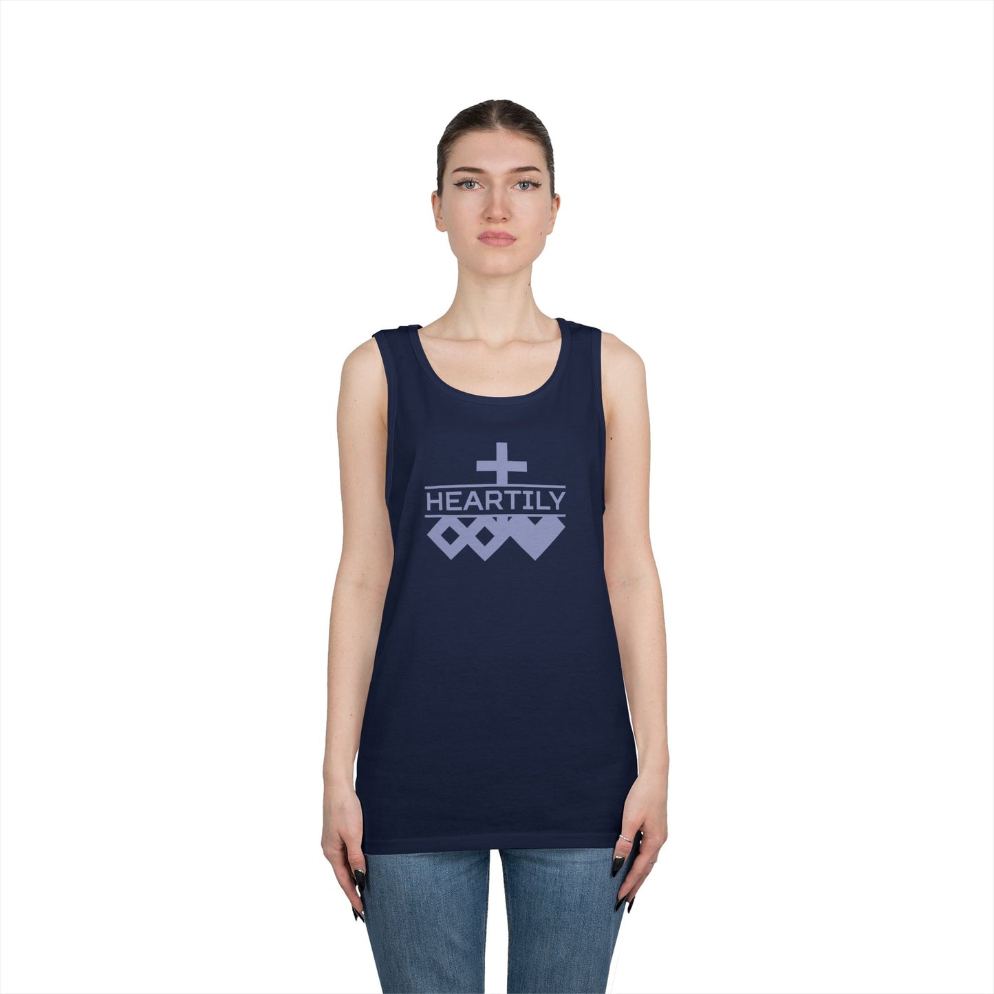 Unisex Heartily Logo Tank Top