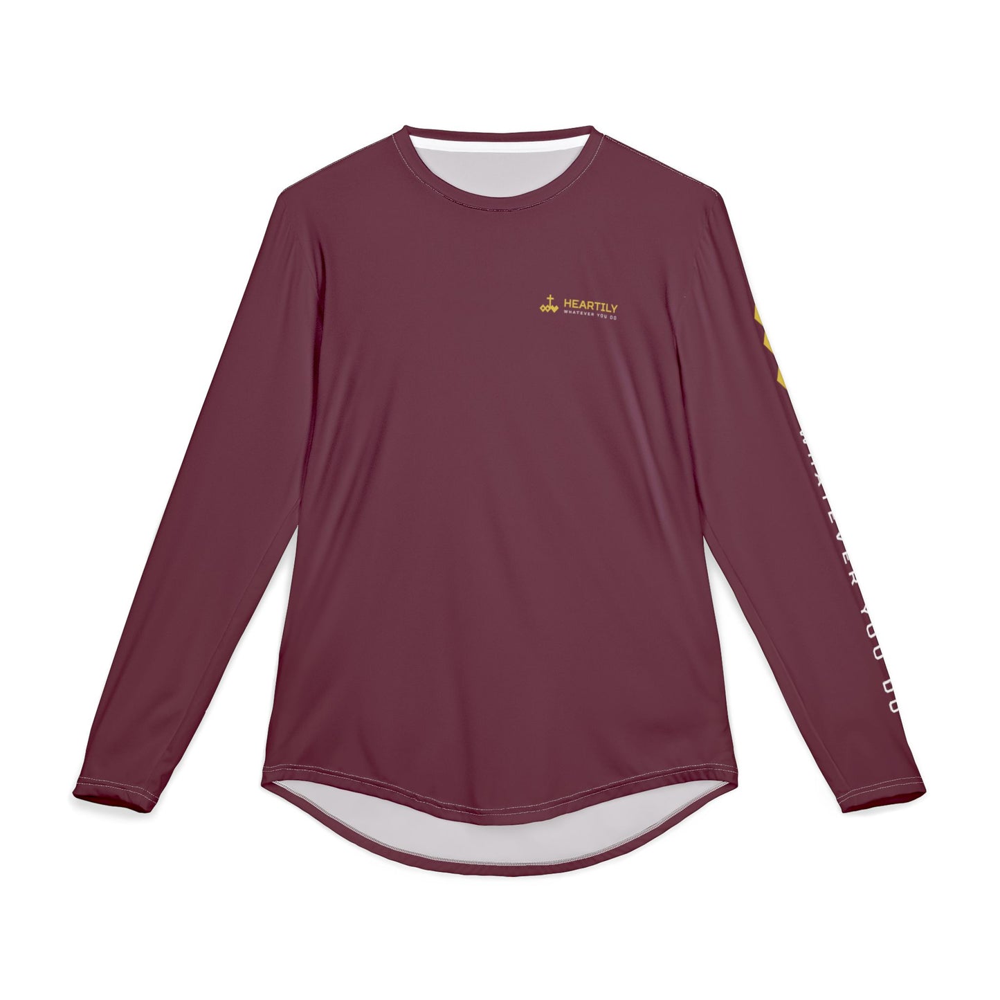 Maroon & Gold UV Protection Long Sleeve Shirt