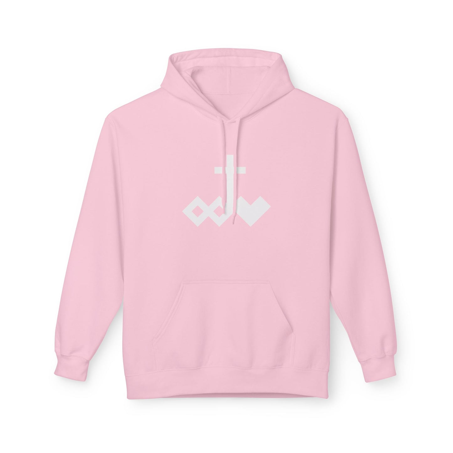 Logo Minimalist Graphic Fleece Hoodie
