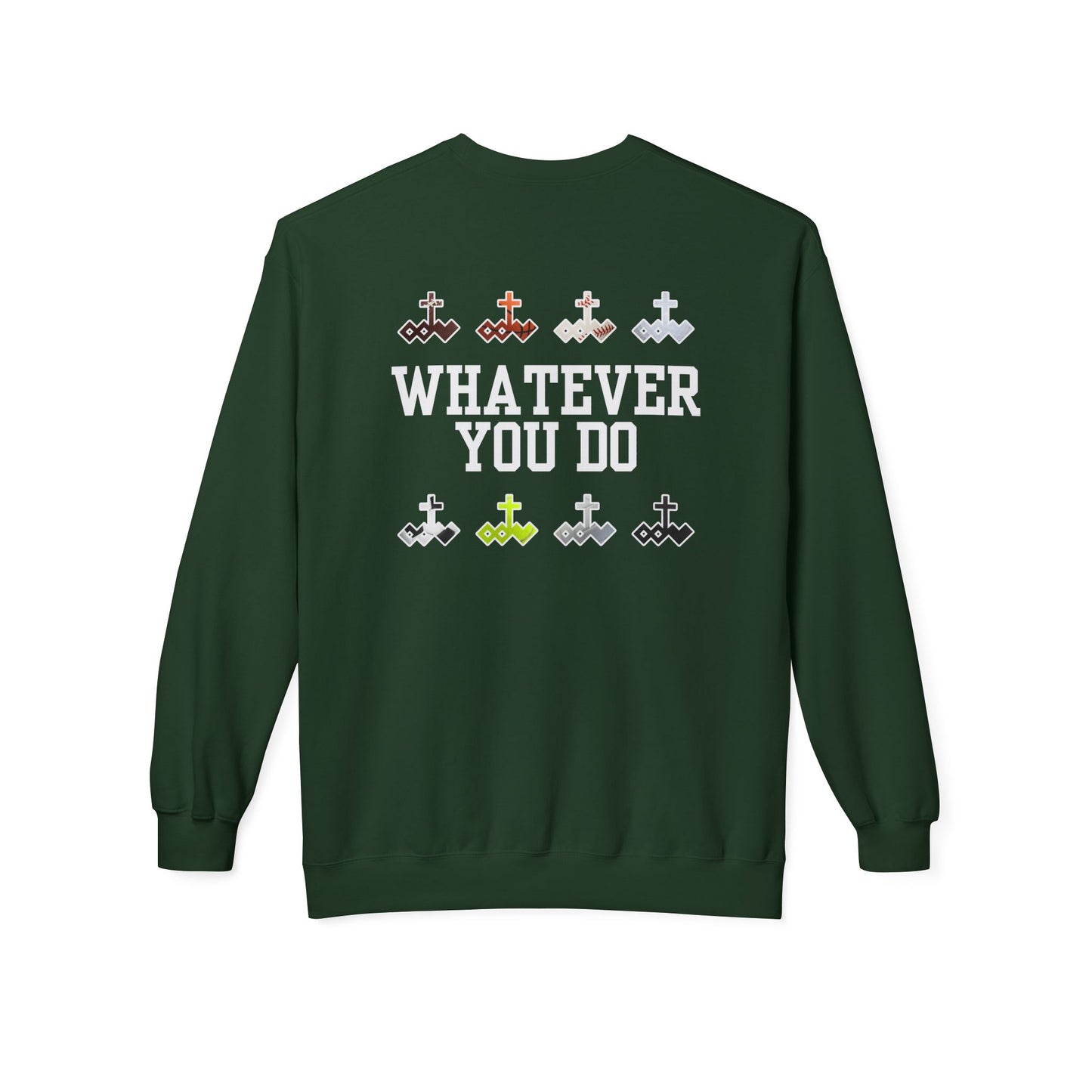 Sports Logo Crewneck Sweatshirt