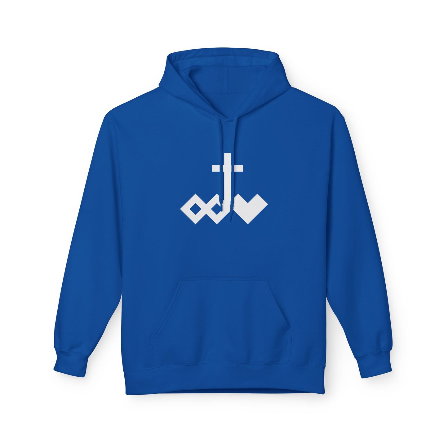 Logo Minimalist Graphic Fleece Hoodie