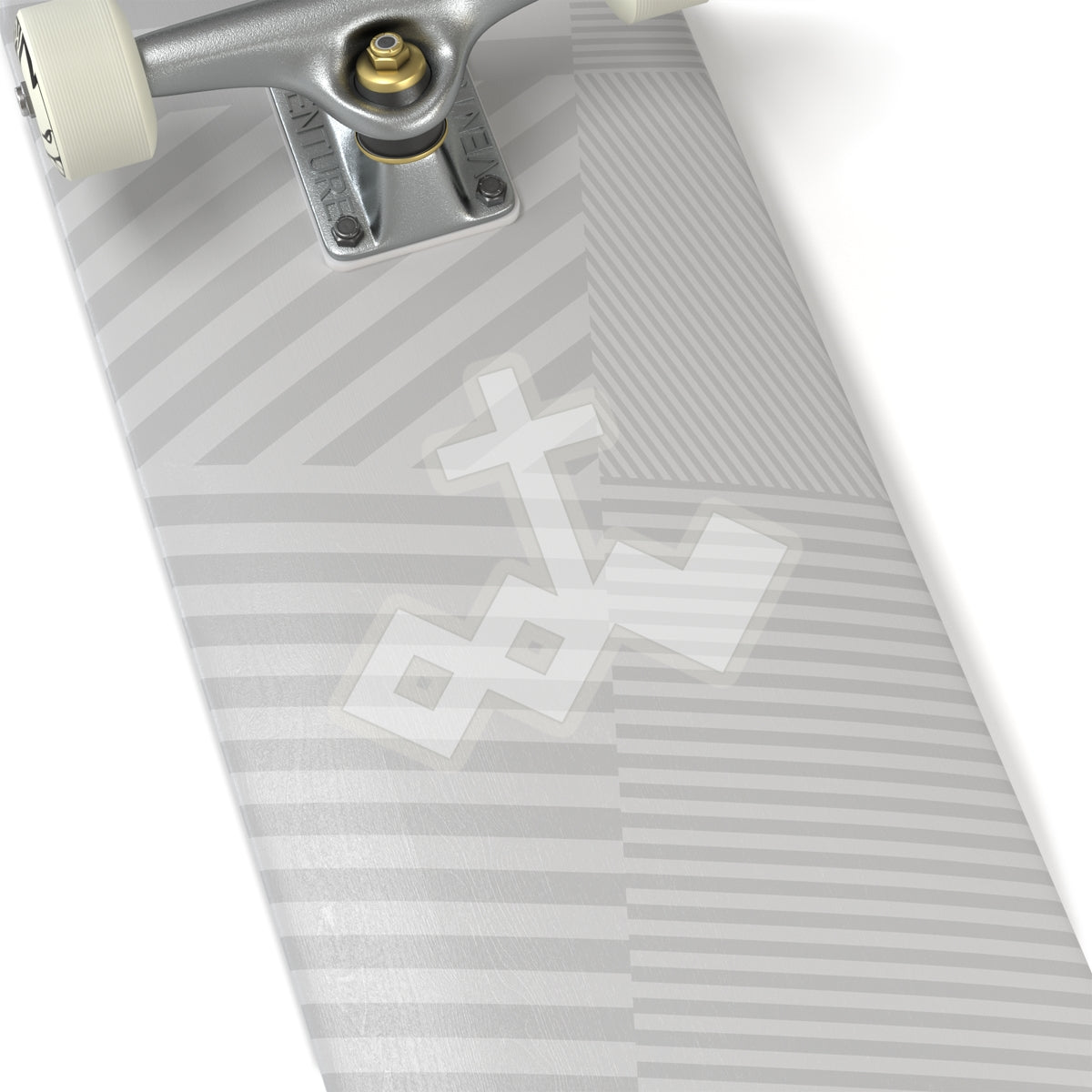 White Kiss-Cut Logo Sticker