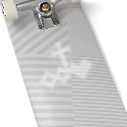 White Kiss-Cut Logo Sticker